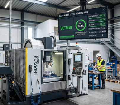 Digital Signage Industrie: Kennzahlen auf Display